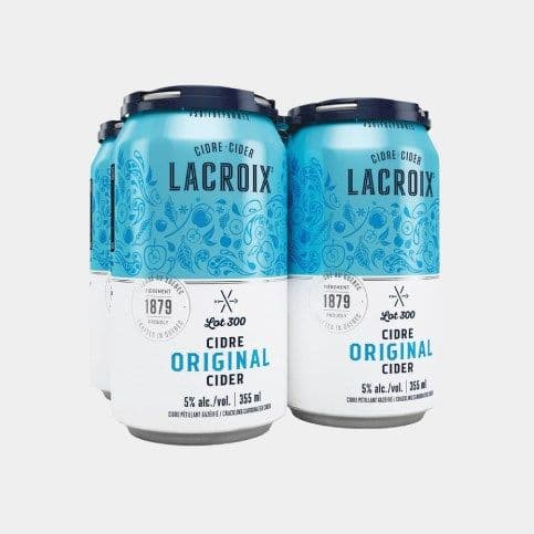 Lacroix cidre original 4 canettes / Lacroix Original Cider 4 Cans
