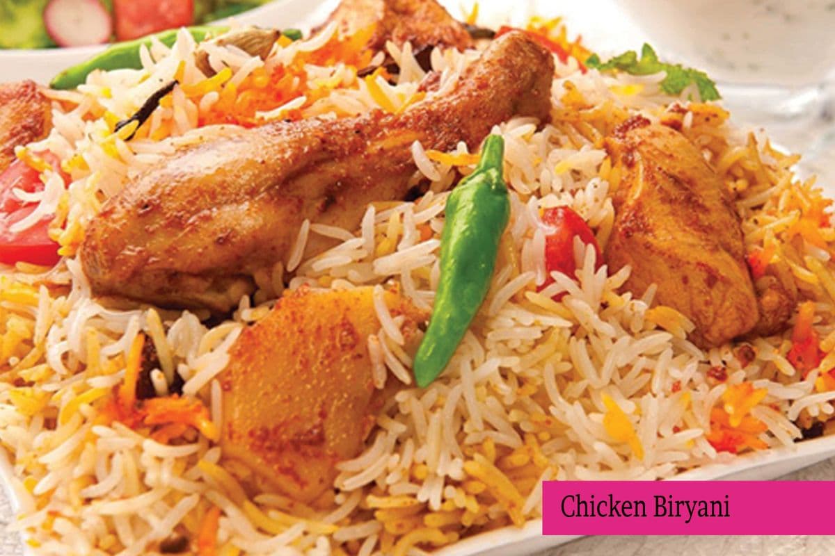 3. Chicken Biryani