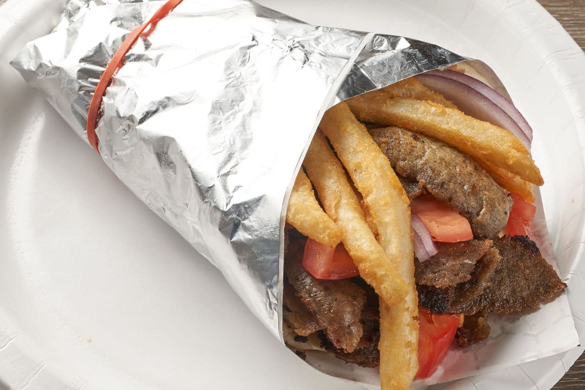 Lamb and Beef Gyro Pita