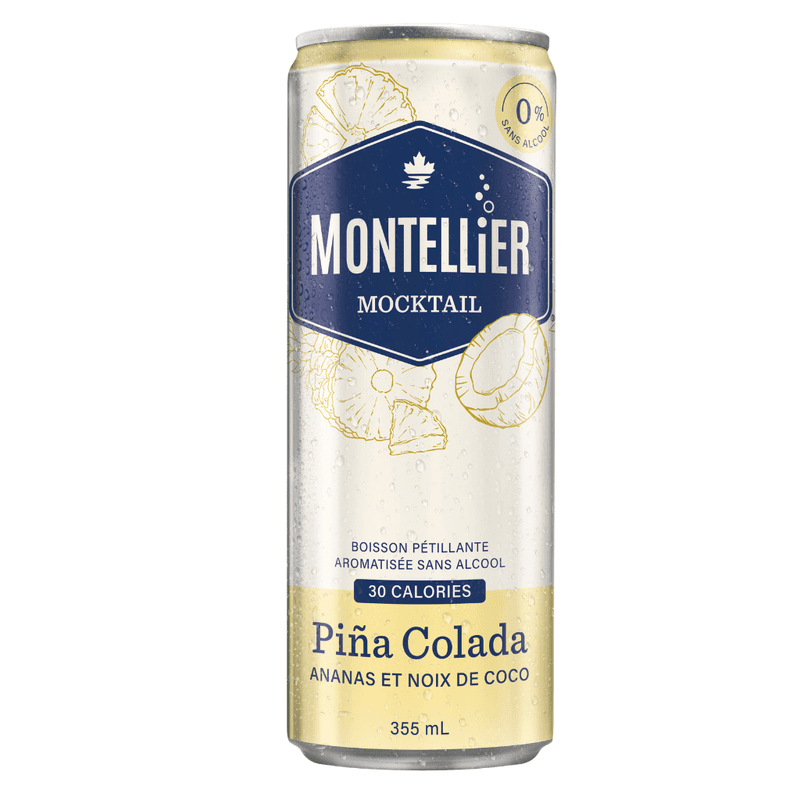 Eau Gazeuse à saveur Piña colada ananas et noix de coco / Sparkling water with Piña colada flavor, pineapple and coconut