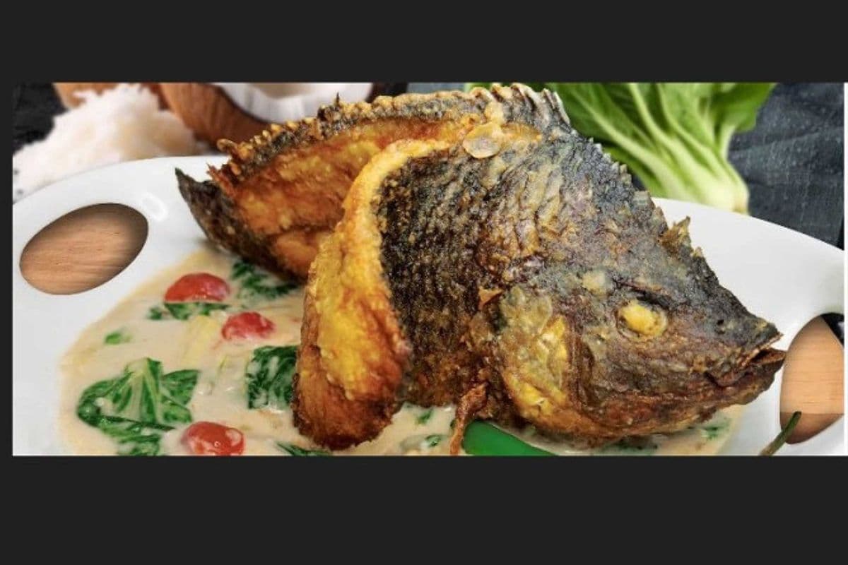 Ginataang Crispy Tilapia