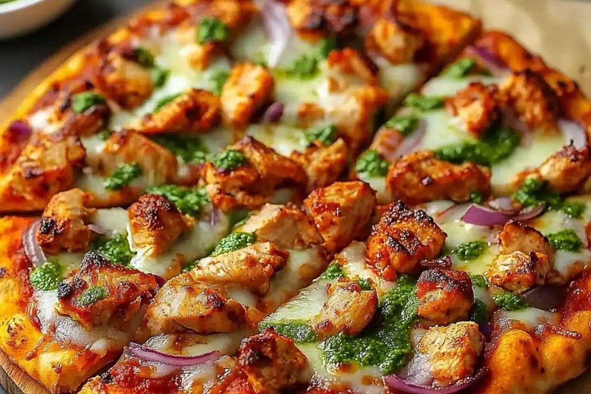 18. 14" Large Chicken Tikka Pizza