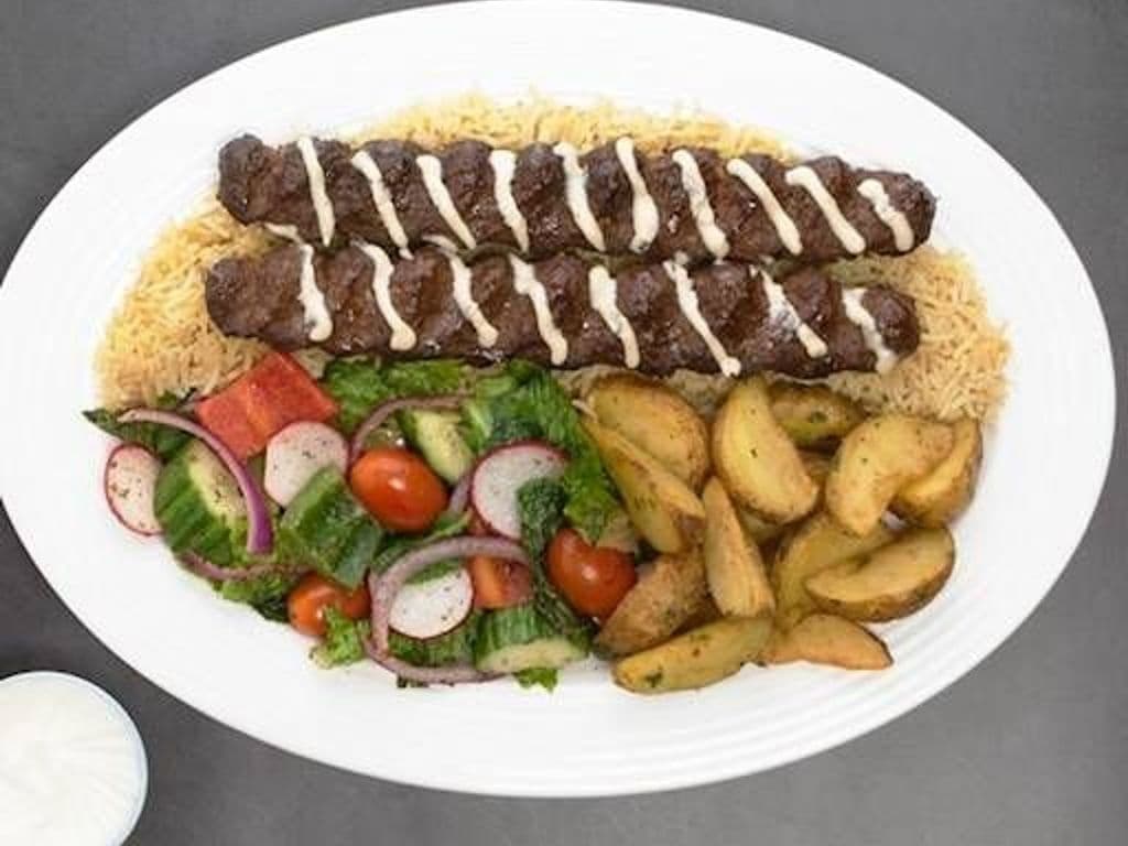 Kafta Kebab Plate