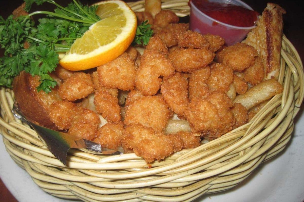 Shrimp in a Basket