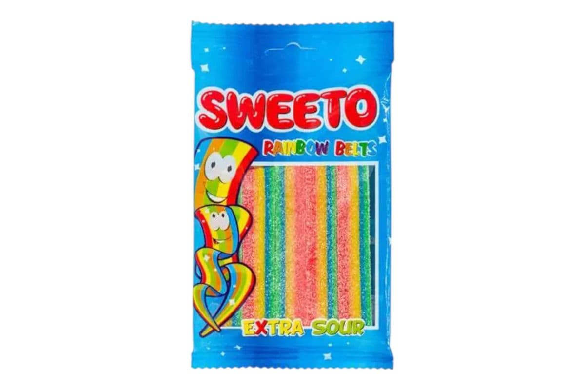 BOGO - Sweeto Sour Rainbow Belts (80gm) (150 Cal)