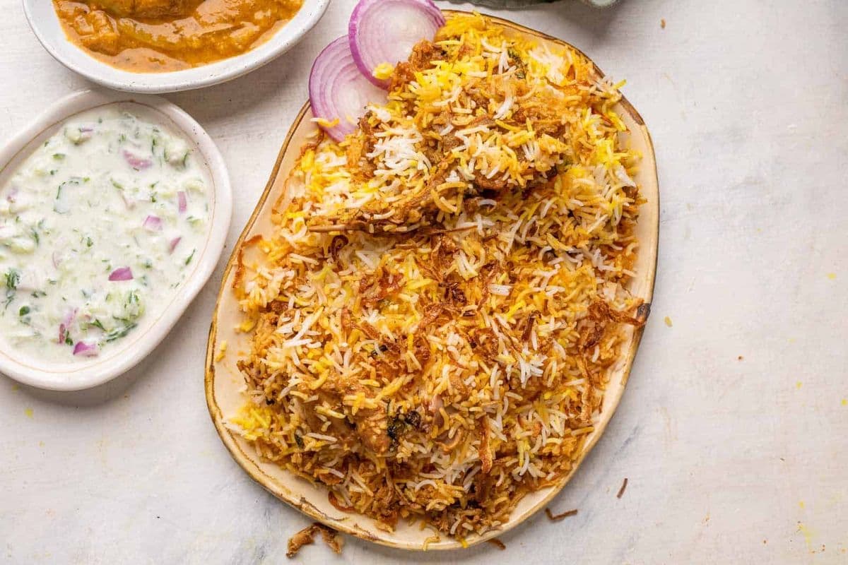 Goat Biryani / Biryani à la Chèvre