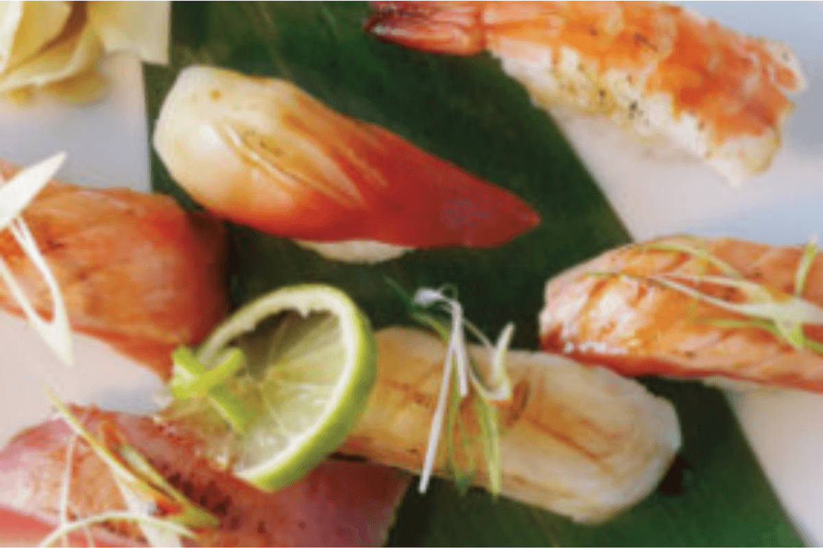 11. Seared Assorted Sushi