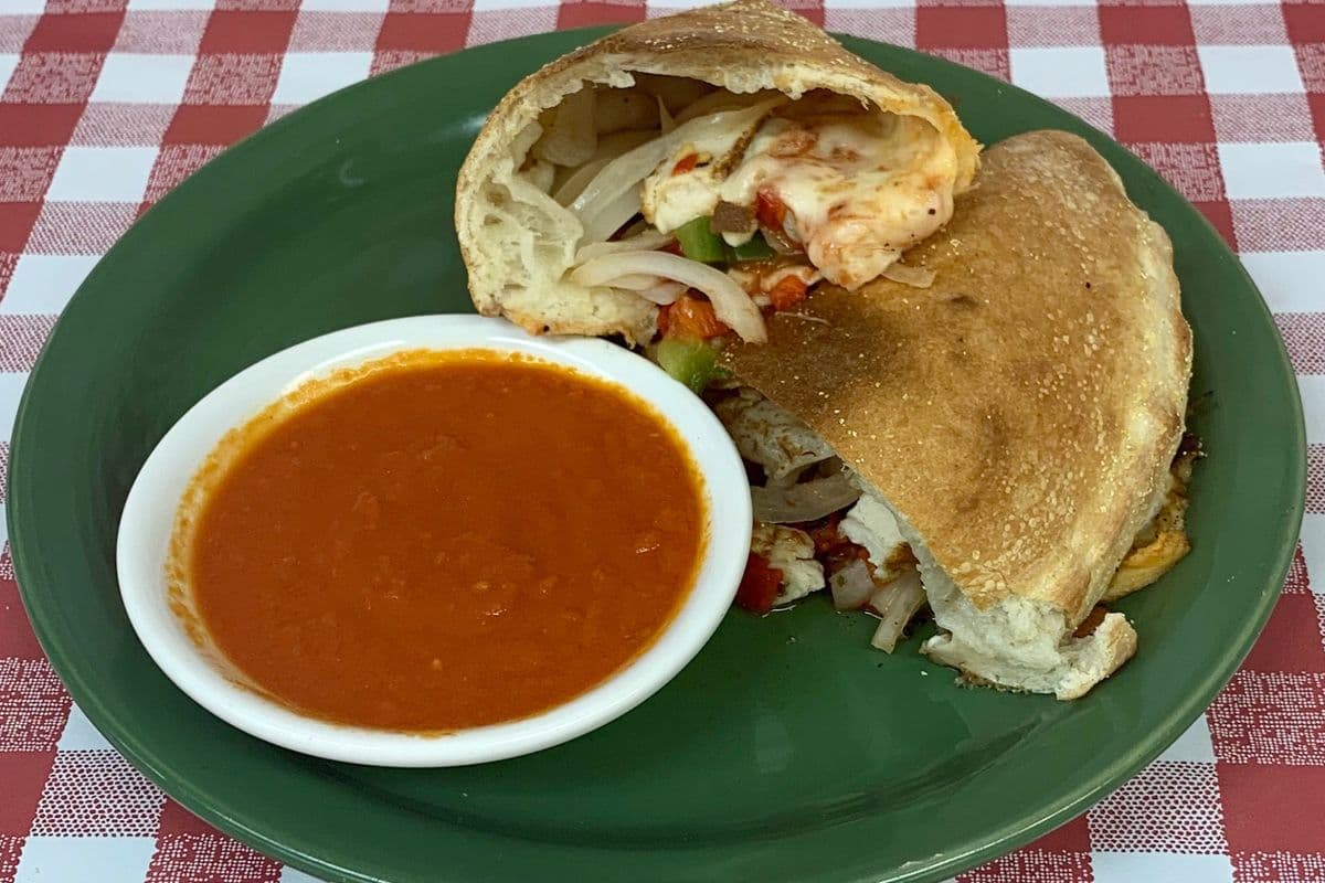 Chicken Fajita Calzone