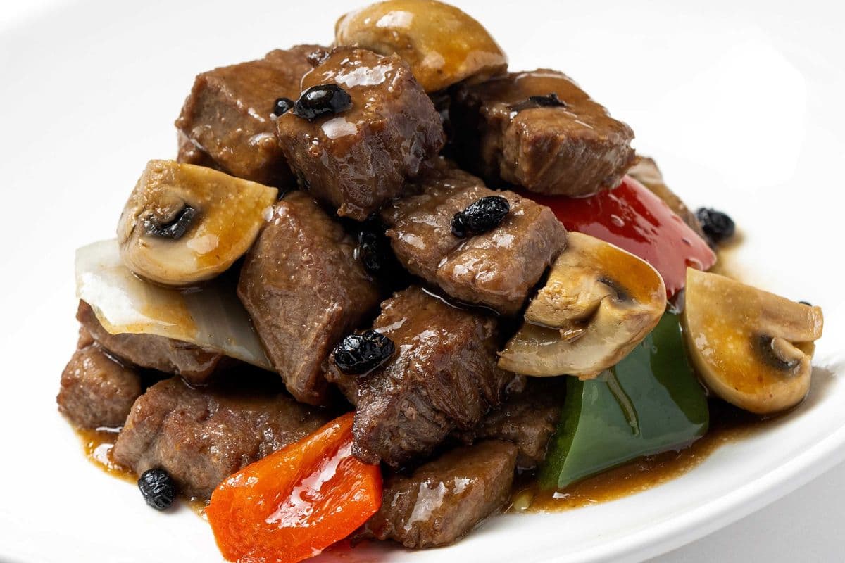 406. Black Bean Beef