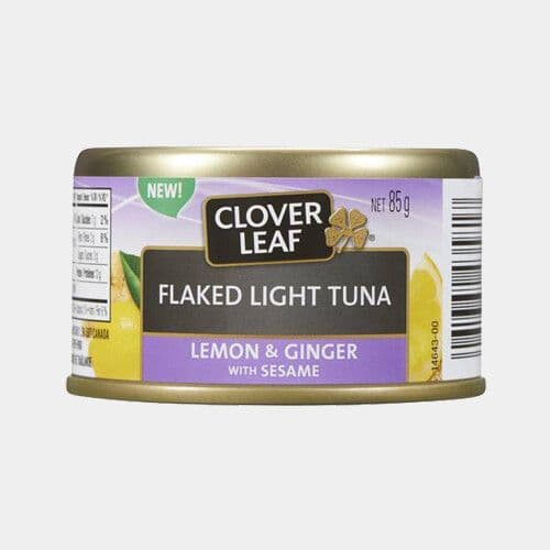 Clover Leaf Thon pâle émietté citron et gingembre au sésame / Clover Leaf Flaked Light Tuna Lemon & Ginger with Sesame