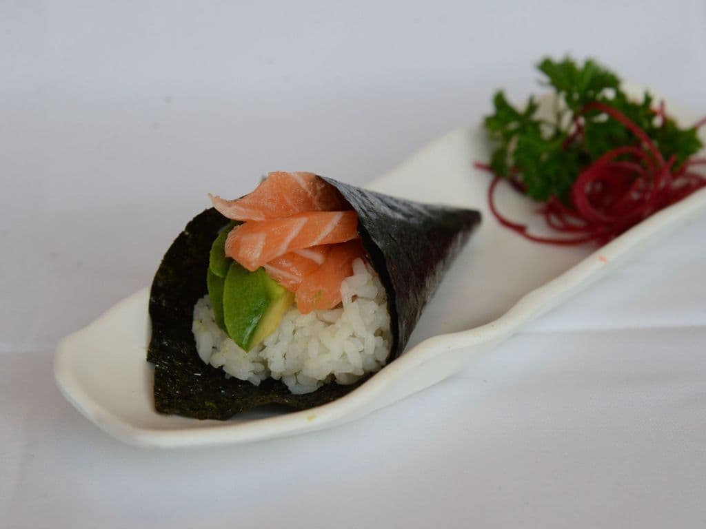 Salmon Avocado Hand Roll