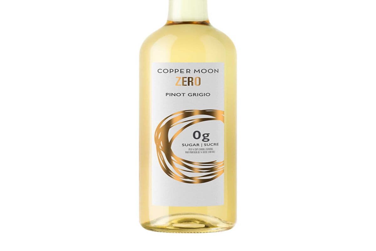 COPPER MOON ZERO SUGER PINOT GRIGIO 750ML (1 x 750 ML )
