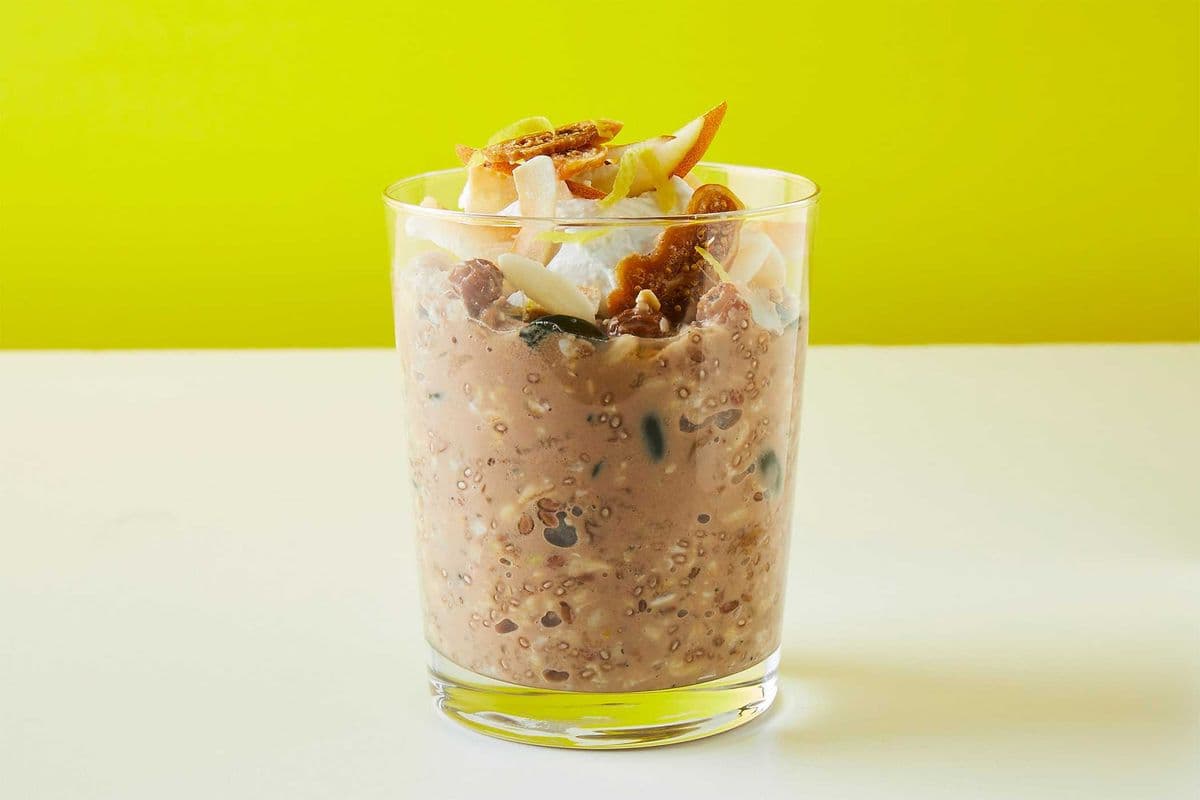 Pear & Super Seedy Overnight Oats