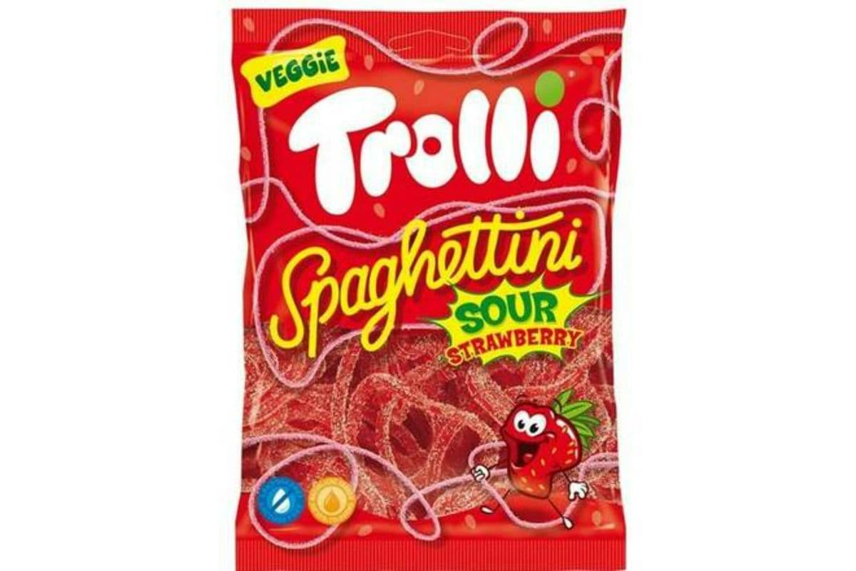 Trolli Spaghettini Sour Strawberry