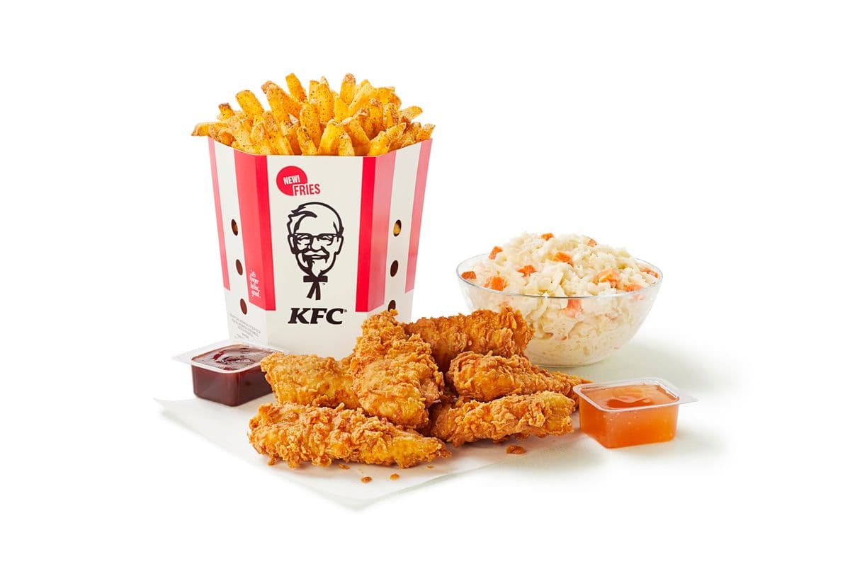 6-Piece Tenders Bucket and 2 Large Sides