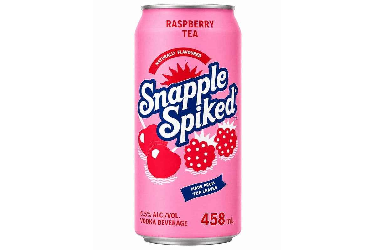 Snapple Spiked Raspcherry Tea Can (1 x 458ml)