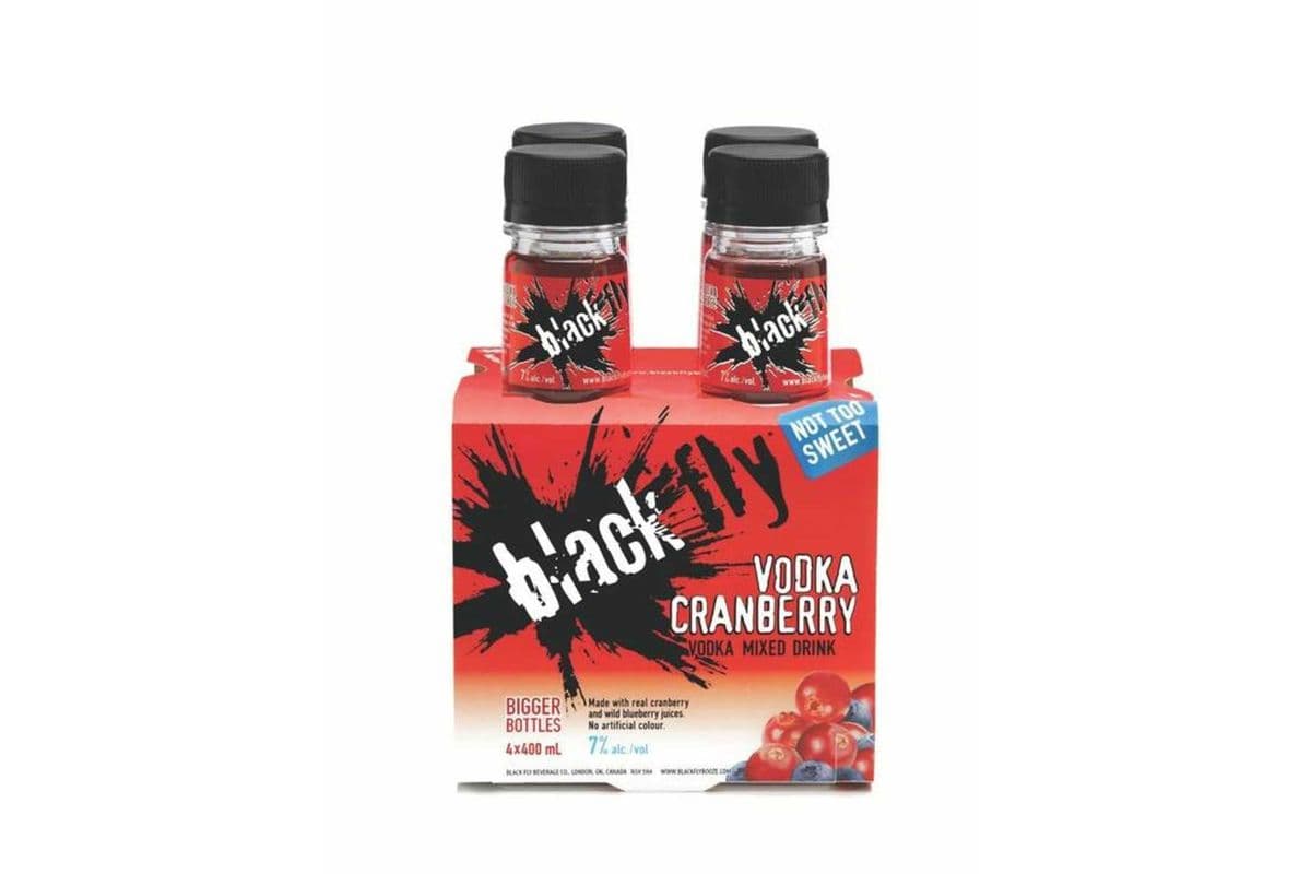 Black Fly Vodka Grapefruit (4 x 400 ml)