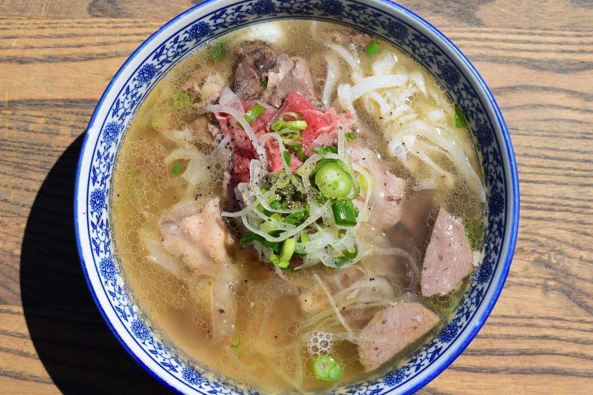 1. Original Pho Special (Pho Tai, Nam, Gau, Gan, Sach, and Bo Vien)