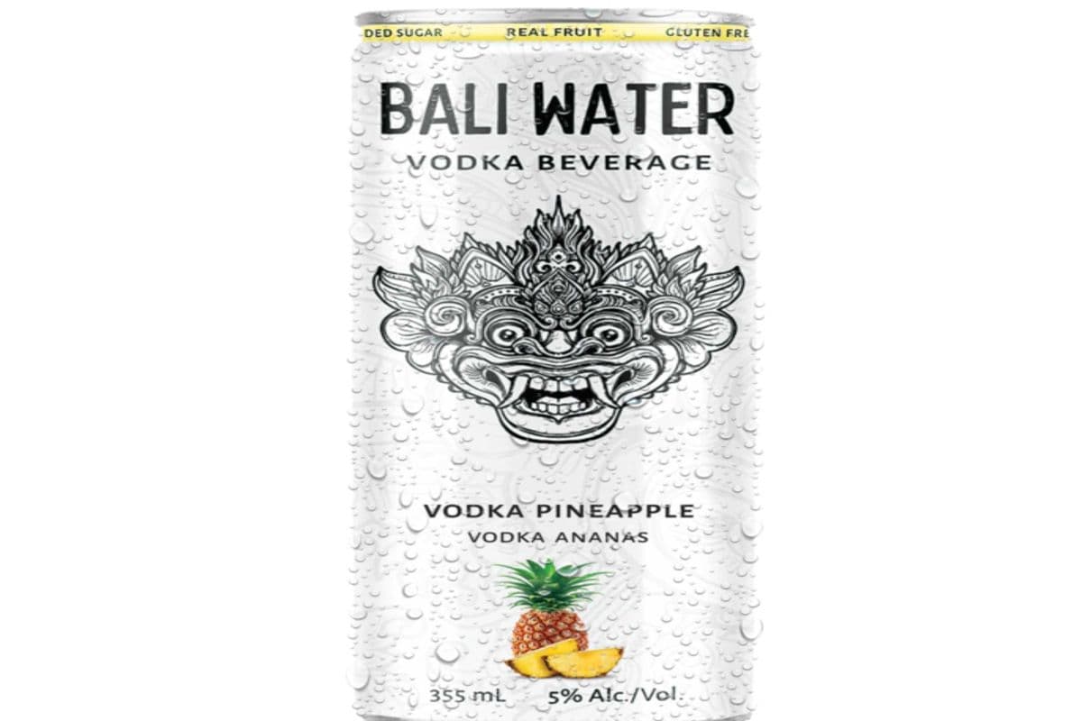 BALI WATER VODKA PINEAPPLE 4 CANS (1 x 4 CANS )
