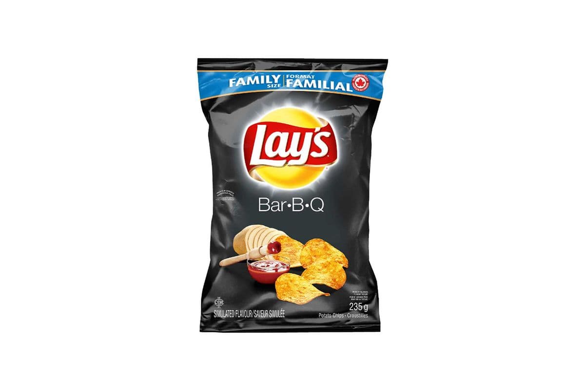 Lays BBQ Potato Chips (220g)