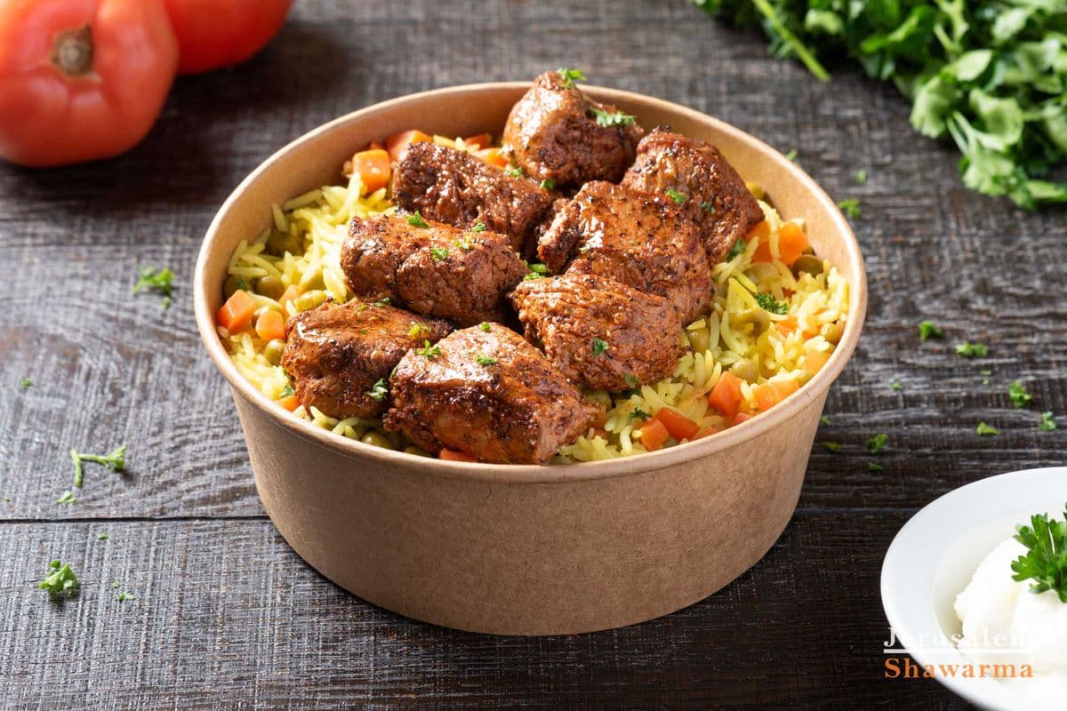 Lamb Kabab Rice Bowl