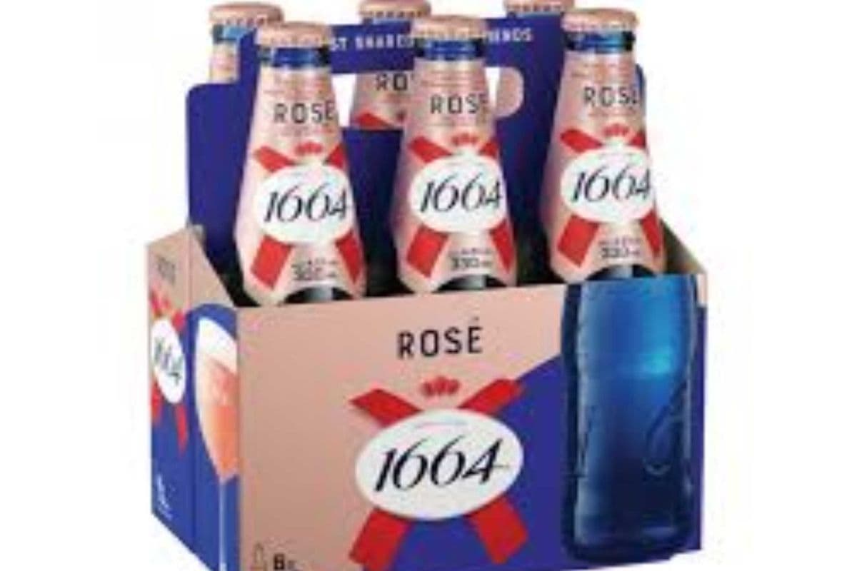 KRONENBOURG 1664 ROSE 6*330ML BOTTLES (1 x 330ML)