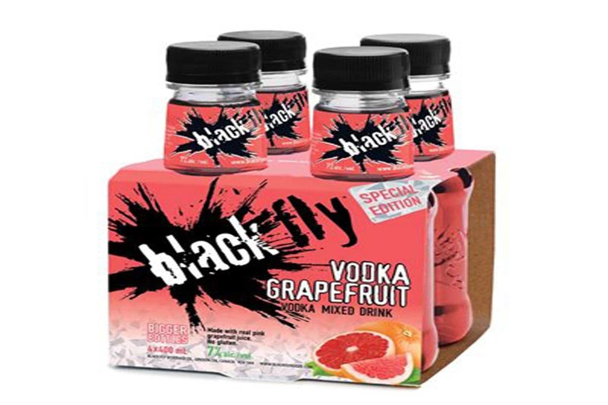 Black Fly Vodka Grapefruit 4pk (4 x 400ml)