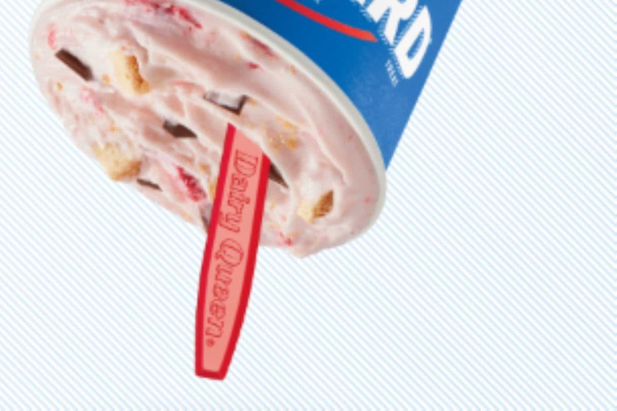 Dipped Strawberry Cheesecake Blizzard® Treat