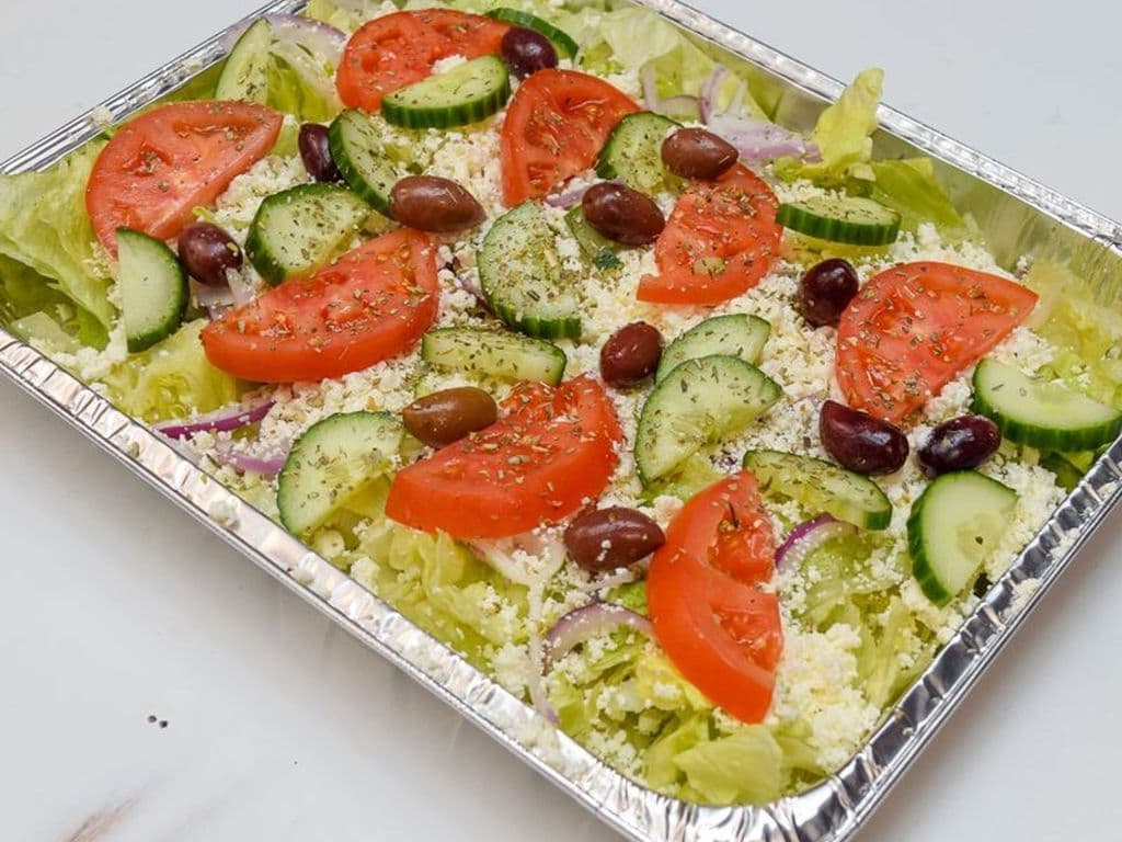 1/4 Tray Signature Greek Salad  