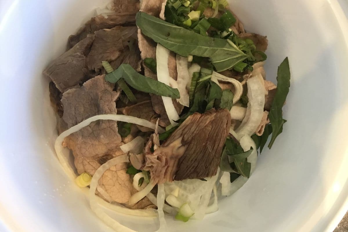 15. Well-Done Beef and Beef Flank Noodle Soup