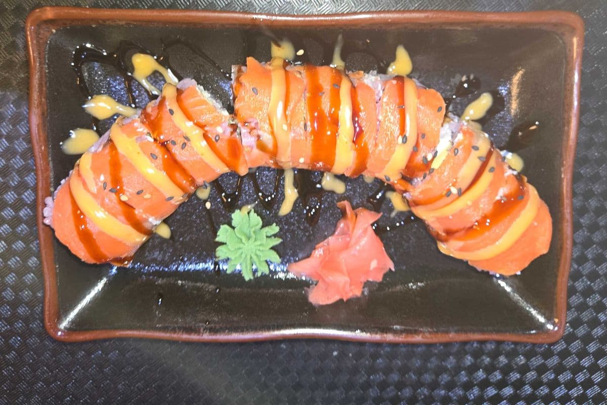 Smoked Salmon California Roll