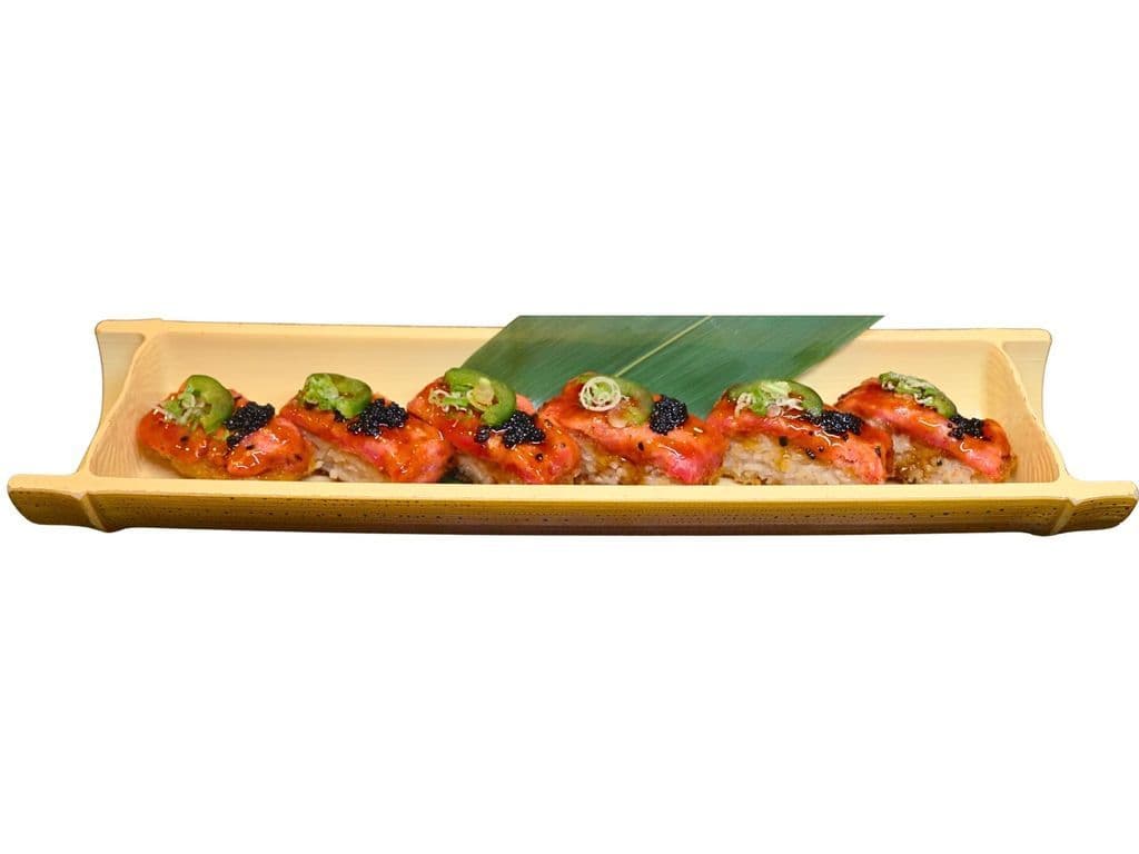 Crispy Spicy Red Tuna Oshi