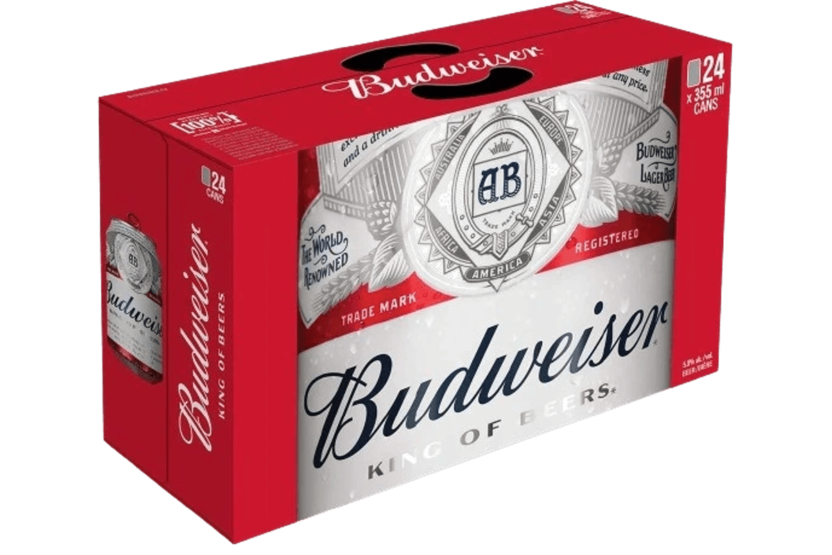 Budweiser 355ml 24pk Can