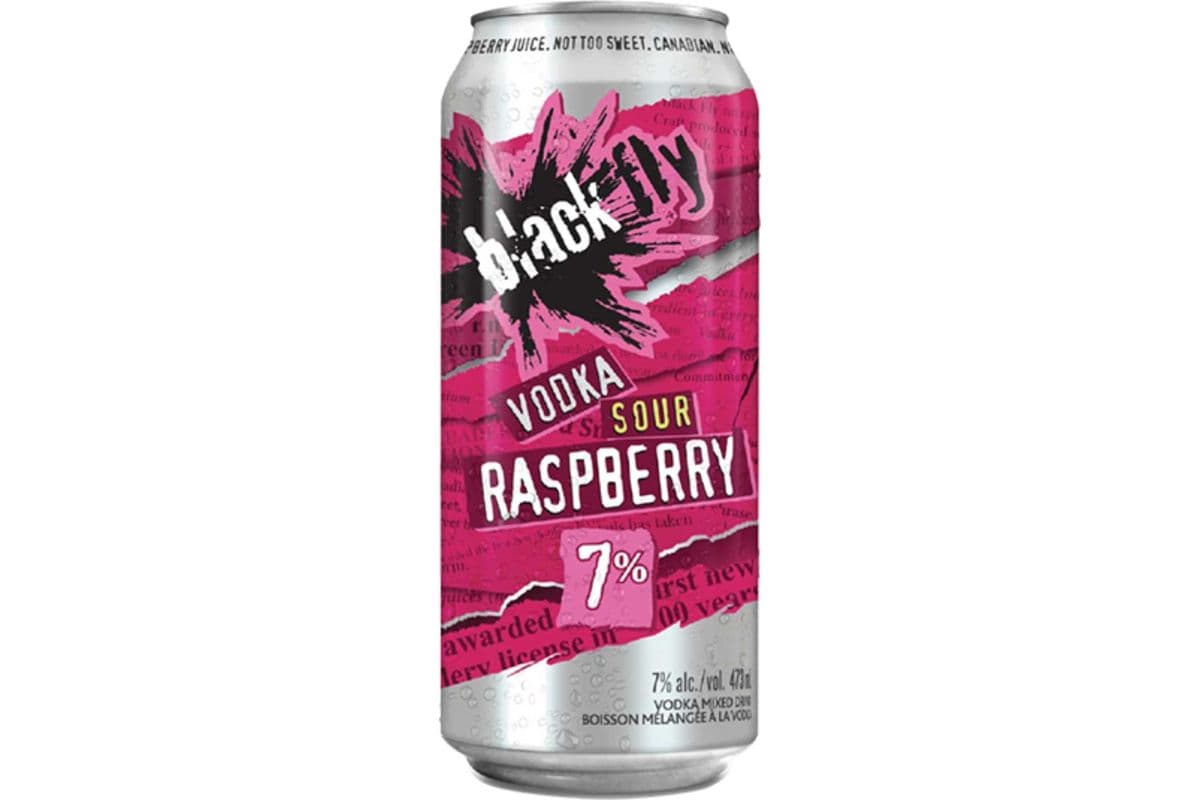 Black Fly Sour Raspberry Vodka (1 x 473ML)