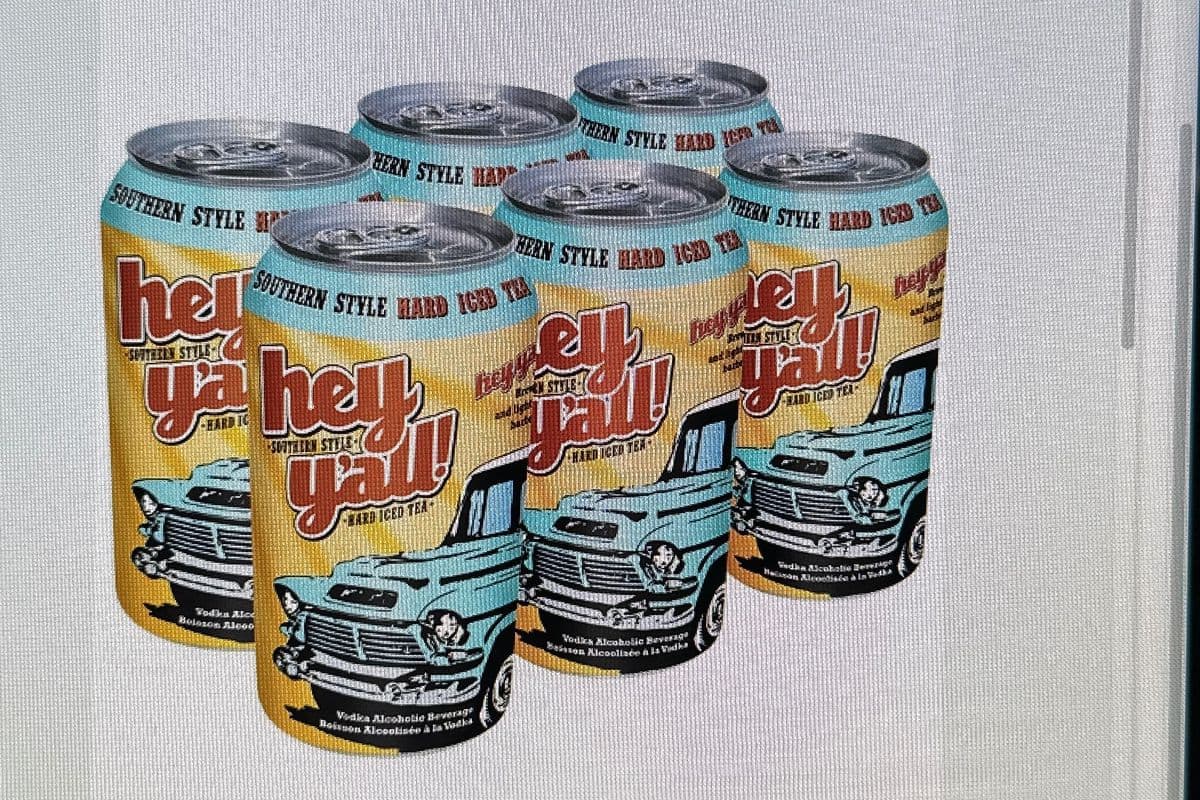 Hey Y'all Hard Iced Tea Alcoholic Drink (6 x 341 ml)