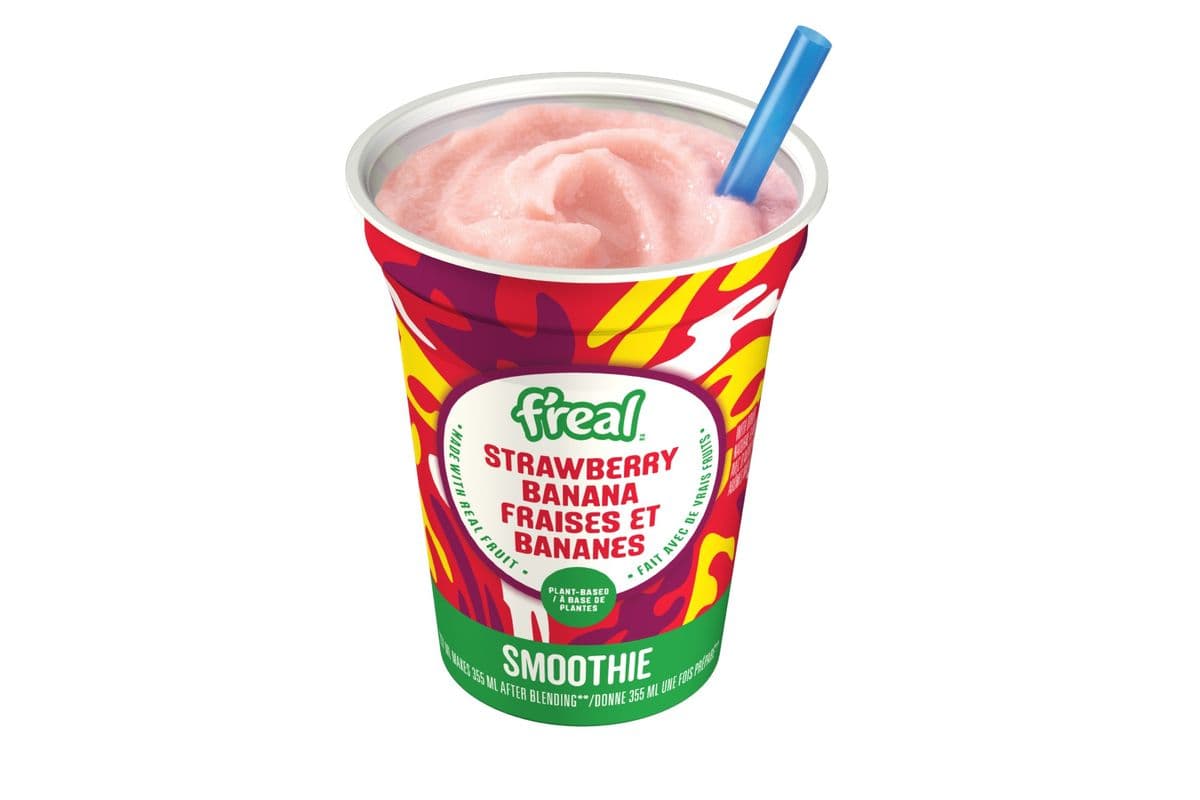 F'Real Smoothie - Fraises et banane (12oz) 77563 / F'Real Smoothie - Strawberry Banana (12oz) 77563