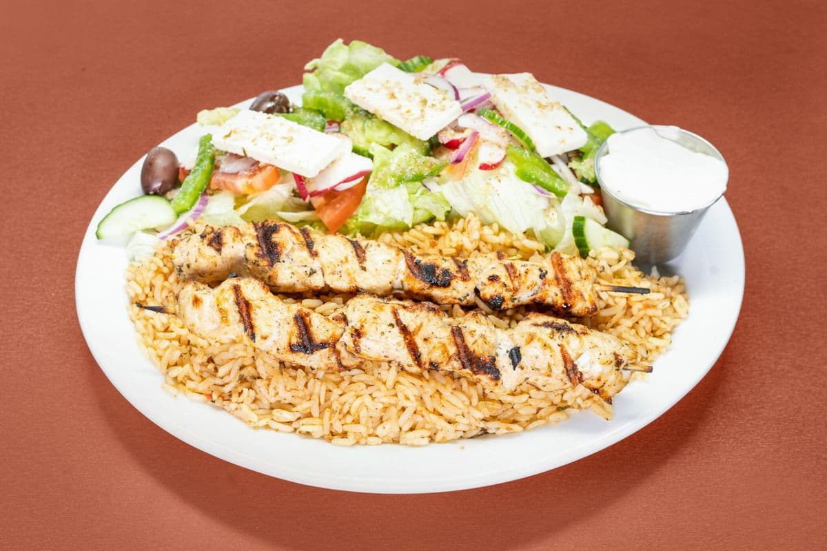 Chicken Kabob Platter