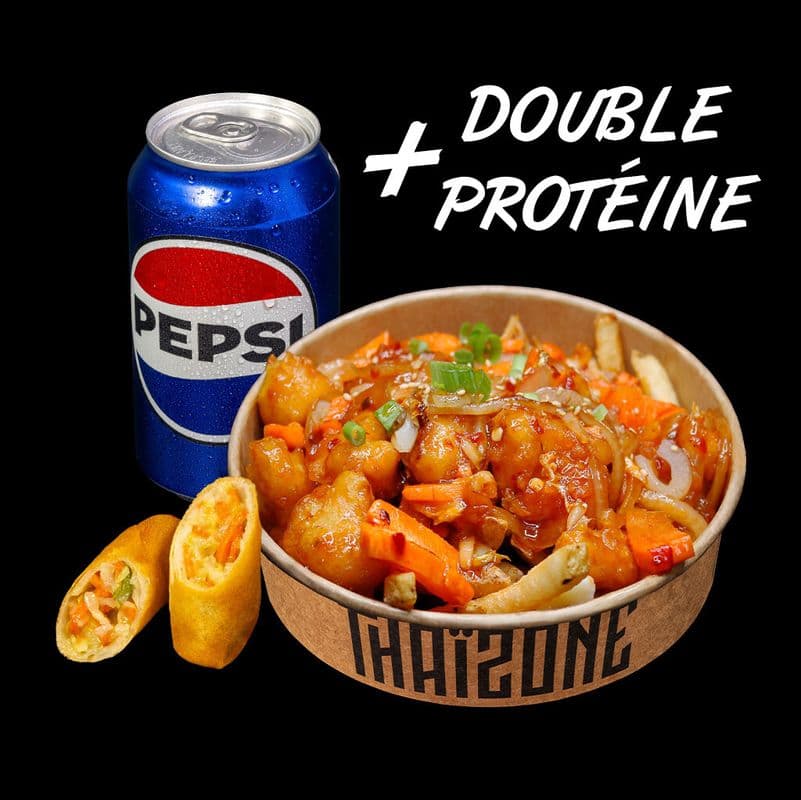 Poutine Tao Chou fleur trio + / Cauliflower Tao Poutine Combo +