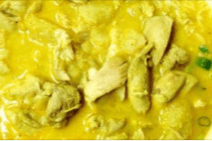 44. Curry Chicken and Potato Noodle Soup
