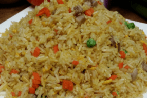 BBQ Pork Fried Rice 叉烧炒饭
