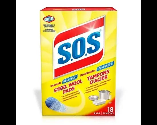 S.O.S. Tampons D'Acier/ S.O.S. Steel Wool Pads