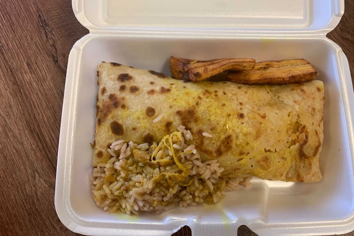 Boneless Curry Chicken Roti