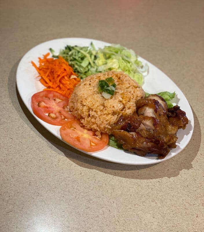 14. Deep Fried Chicken with Fried Rice