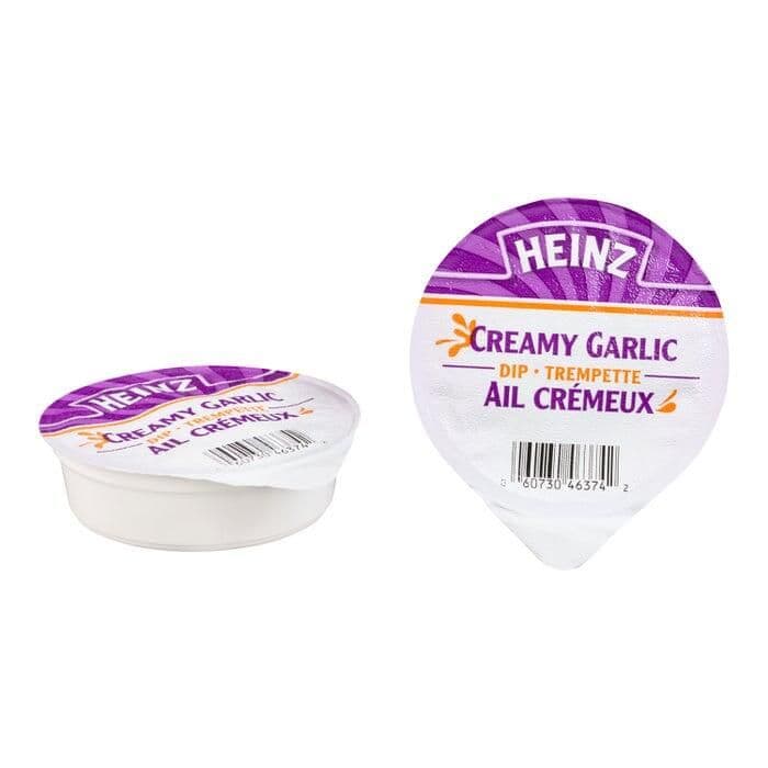 Creamy Garlic Dip Cup