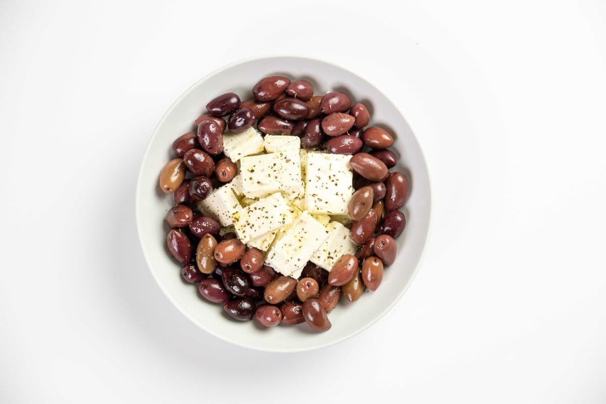 35. Feta Cheese and Olives