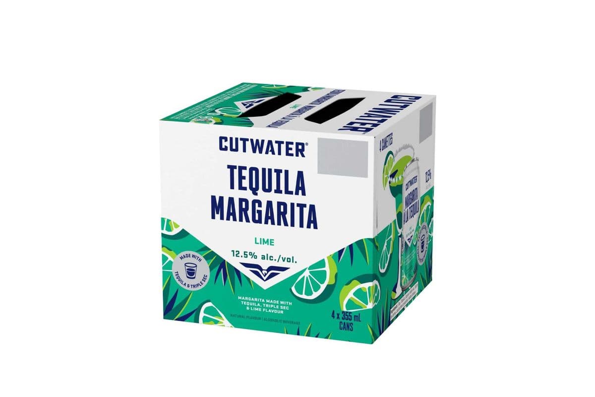 Cutwater Tequila Margarita (4 Cans) (1 x 4x355ML)