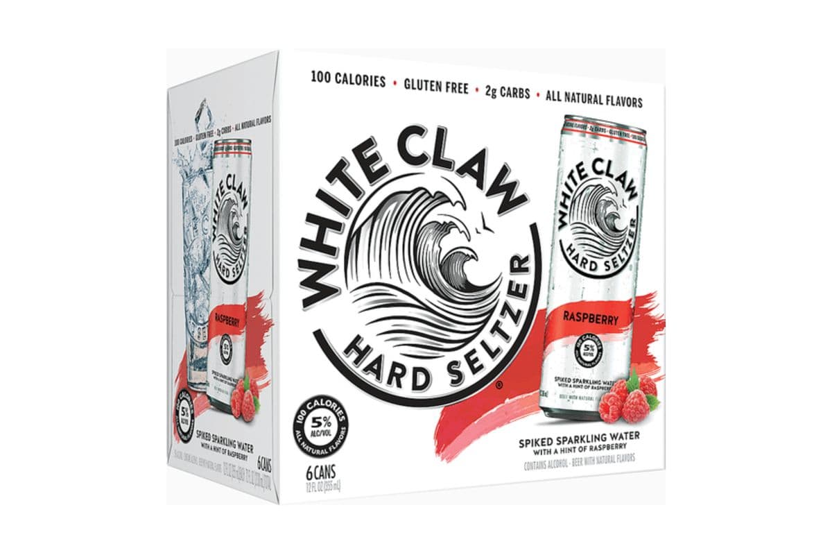 White Claw Raspberry (6 Cans) (1 x 355ML)