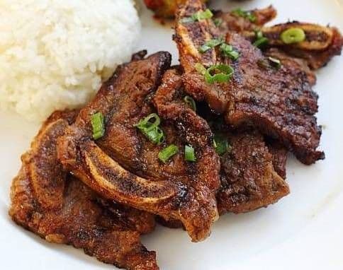 Beef short ribs Rice Bowl / Côtes de bœuf avec riz