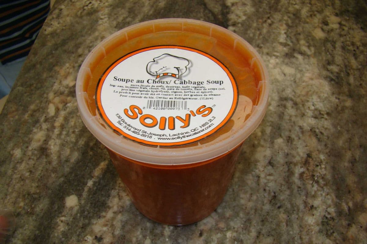 Soupe au Choux / Cabbage Soup (1 litre)