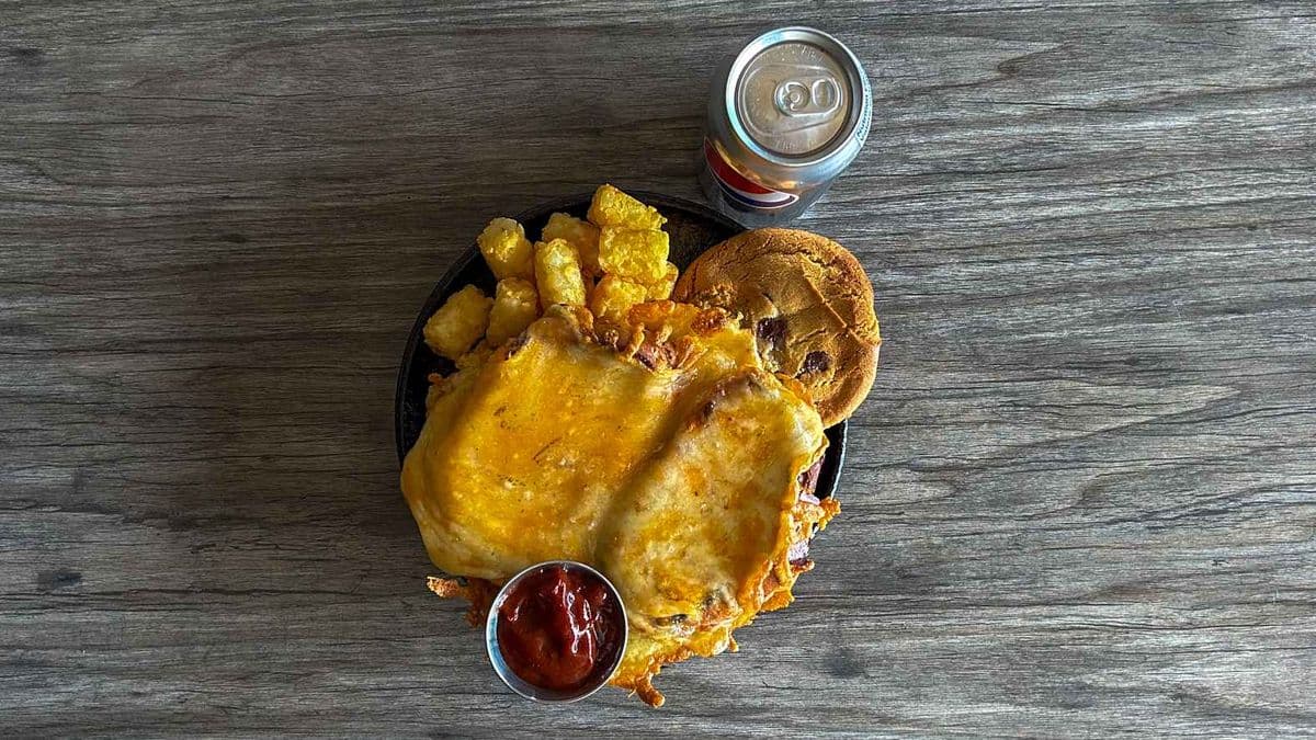 Inside-Out Grilled Cheese Combo